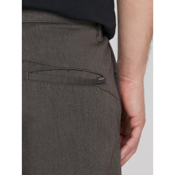 Volcom Mens Shorts‎ Size 30 VMonty Charcoal Heather Gray Cotton Blend - Picture 4 of 9